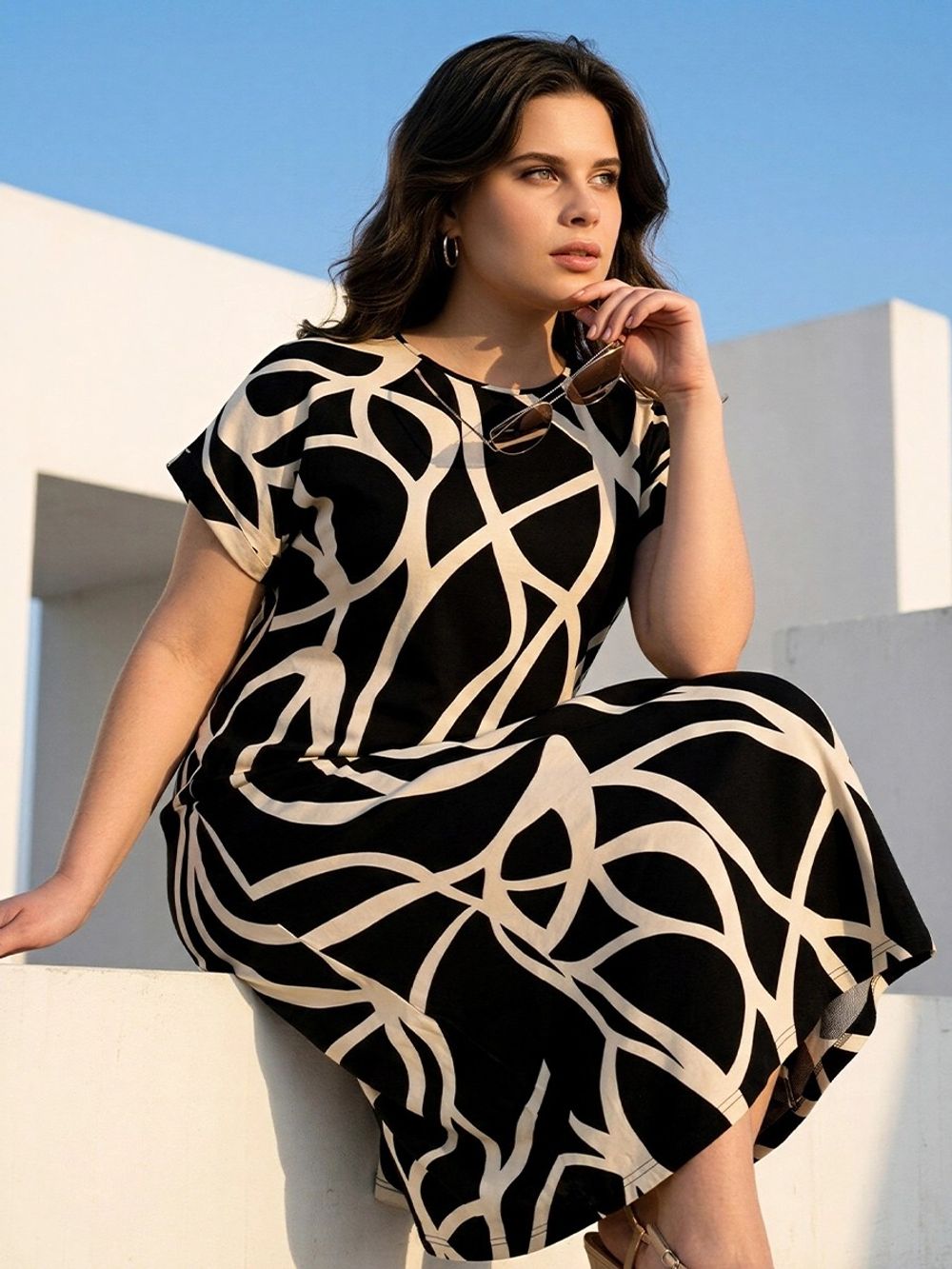 Платье Лотос Виотекс АБСТРАКЦИЯ