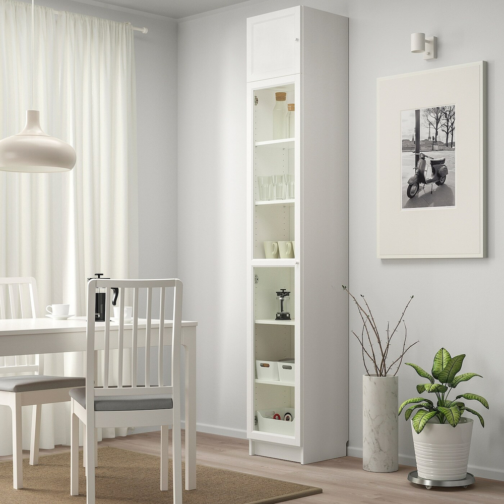 IKEA OXBERG  (ИКЕА ОКСБЕРГ)  -  Дверь, белая, 40x35 см