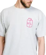 Футболка Hardlunch оверсайз Milk меланж серая