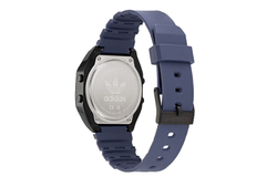 Adidas Originals STREET Wrist Watch Electronic Movement Resin Strap Black Dial Women"s Watch 50m Water Resistant