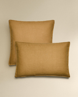 Наволочка Zara Home хлопок, лён 100%, однотонный, 3115/091 · арт. 3115/091