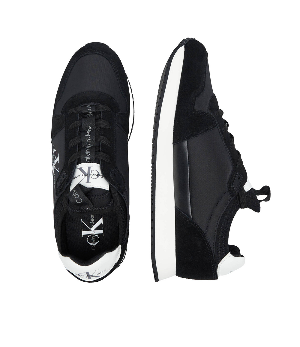 Кожаная кроссовка CALVIN KLEIN JEANS - черный(YM0YM00553)