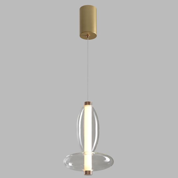 Подвесной светодиодный светильник Crystal Lux Quasar SP10W Led Transparent