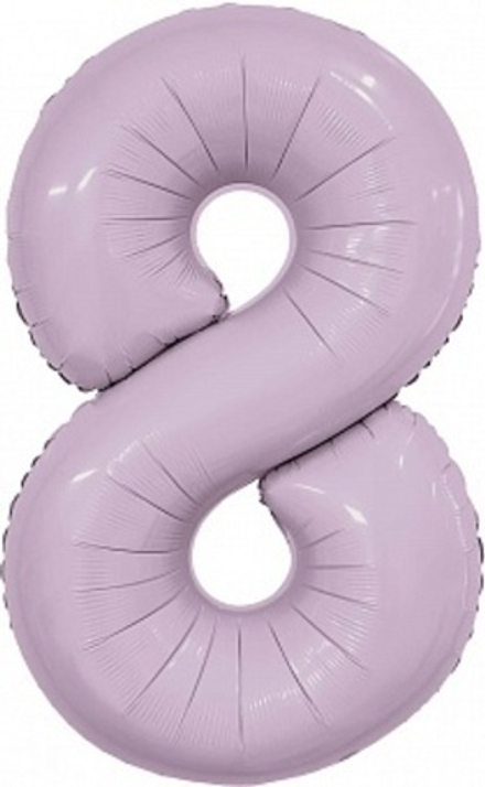 Р Цифра 8 Slim Орхидея (40''/102 см)