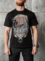 Футболка Варгградъ мужская черная «Песнь суровых морей»