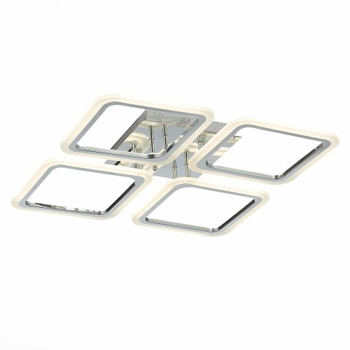 SLE200412-04 Светильник потолочный Хром/Белый LED 1*112W 3000-6000K QUTRO