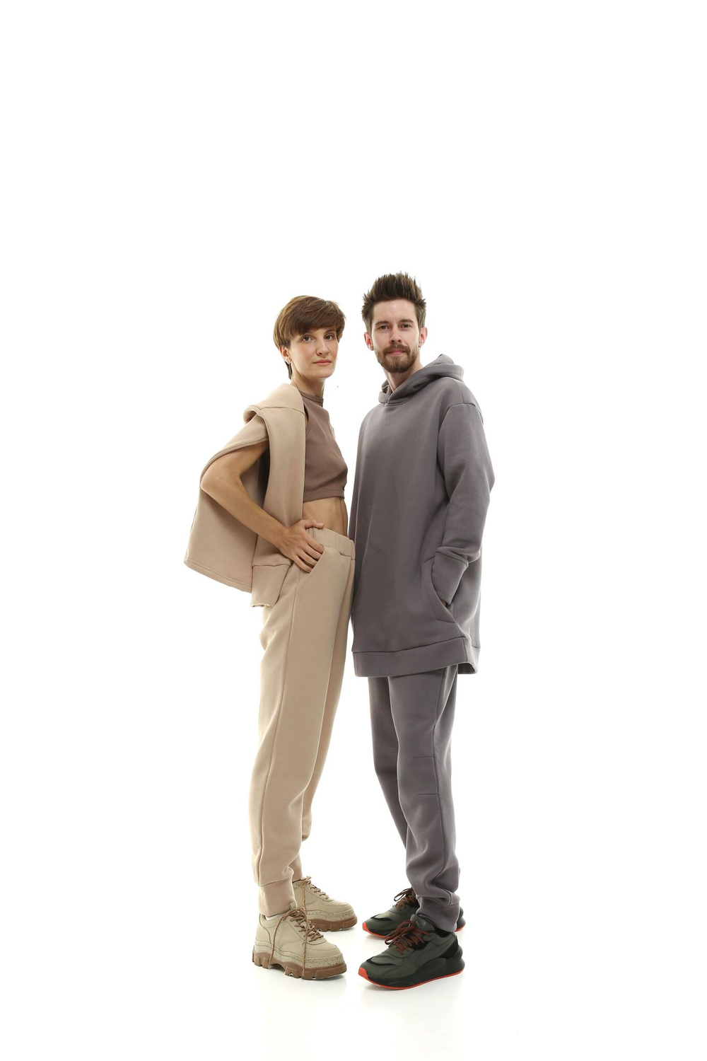 Джогеры с начесом женские