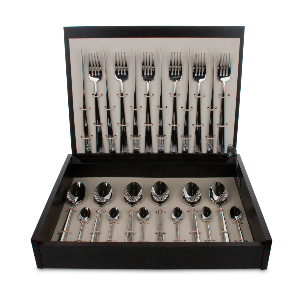 Набор столовых приборов на 6 персон 24 предмета Cutipol Duna Bright в подарочной упаковке