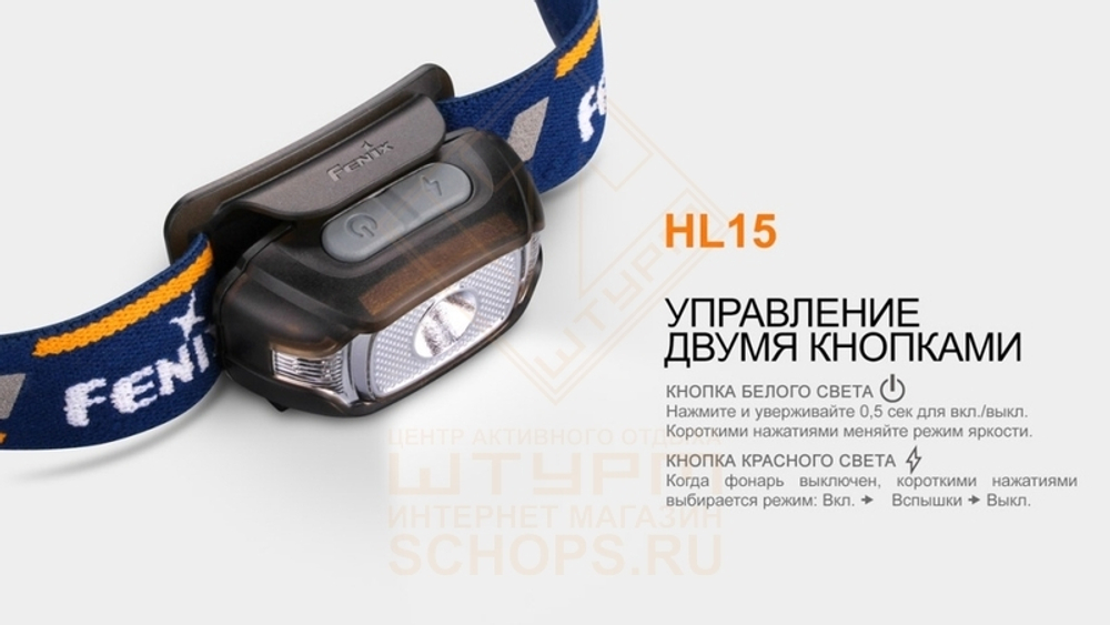 Фонарь налобный Fenix HL15