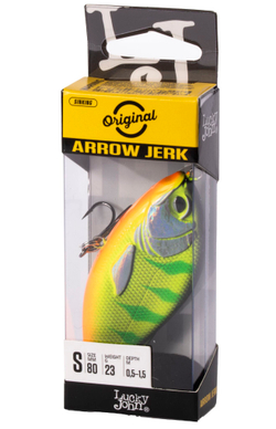Воблер тонущий LJ ORIGINAL ARROW JERK 8 см, цвет 018