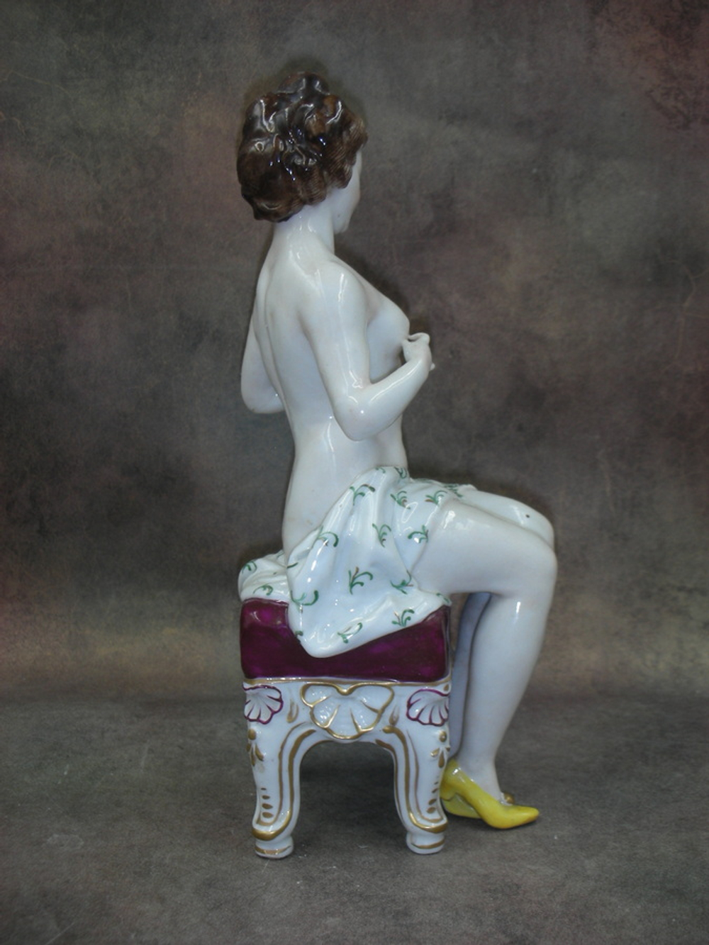 Статуэтка. Фарфор. Обнажённая дама. Rudolstadt. Германия