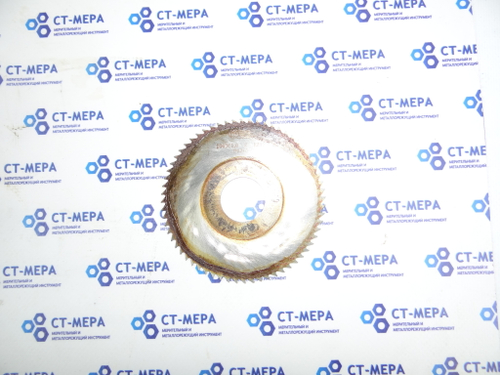 Фреза отрезная по металлу 100х1х27мм. z=64 Р6М5 с фаской без ш/п