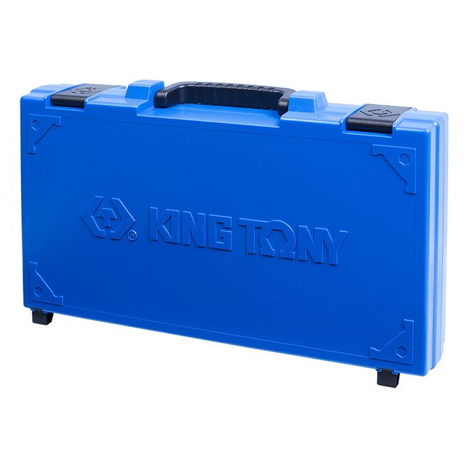 KING TONY (2550MRV) Набор торцевых головок с принадлежностями 1/4", 6-гранные, 4-14 мм и E4-E8, 50 предметов