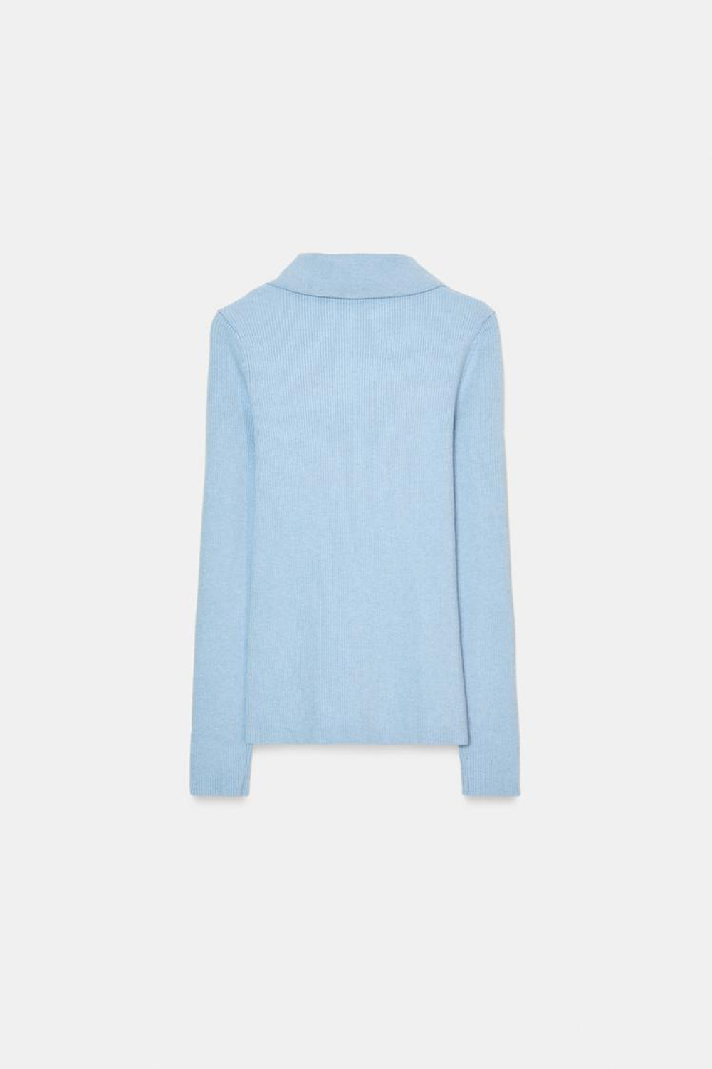 ZARA КАРДИГАН ПОЛО, ГОЛУБОЙ