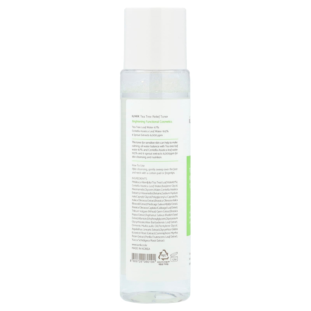 iUNIK, тоник с чайным деревом, 200 мл (6,7 жидк. унции)