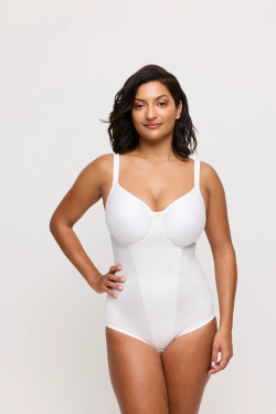 PRIMADONNA SATIN Боди гладкое, белый