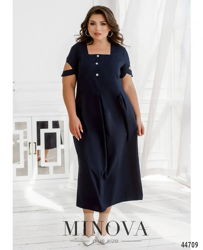 Платье 8-290-синий Minova