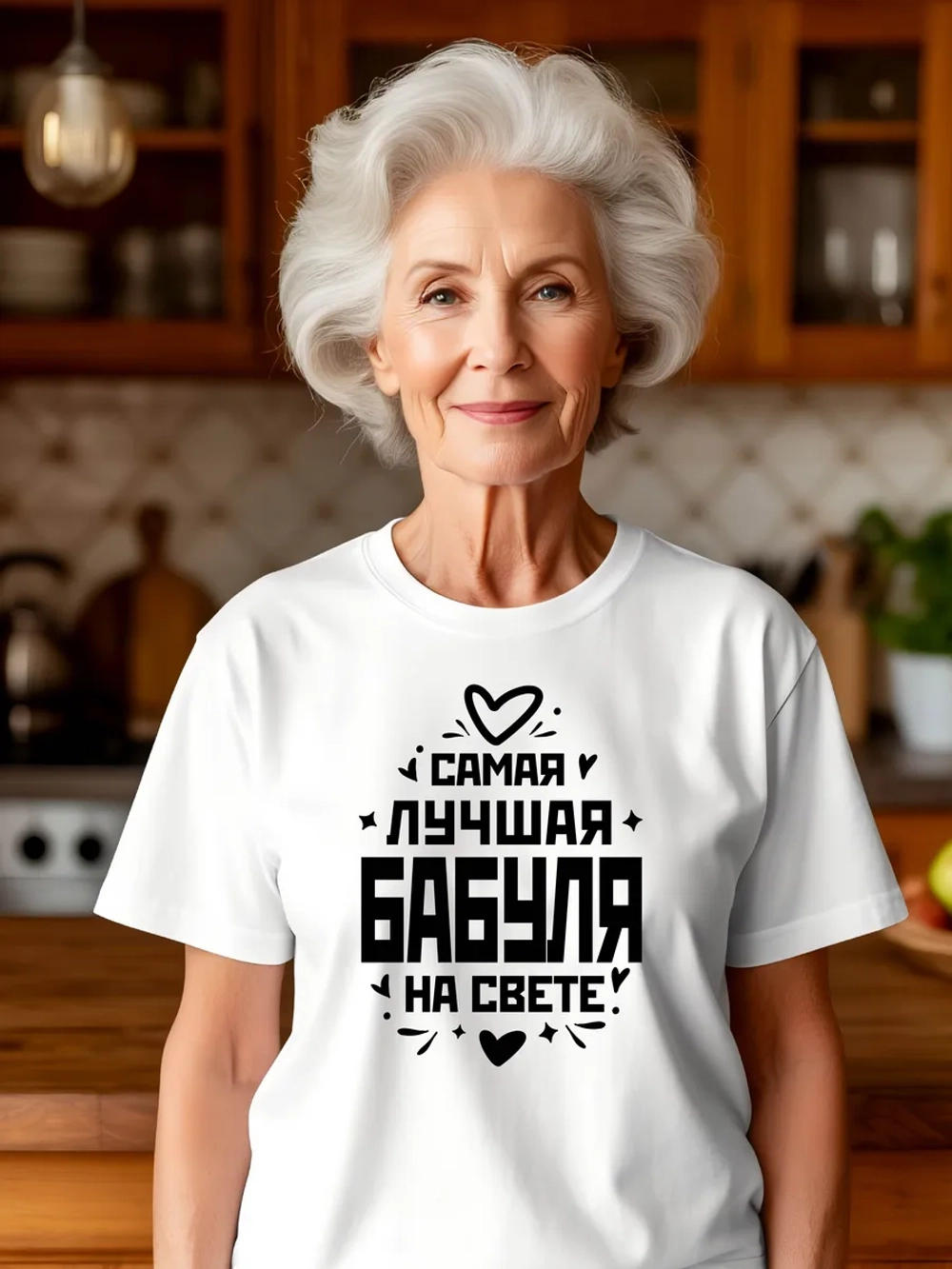 Футболка в подарок Самая Лучшая Бабушка