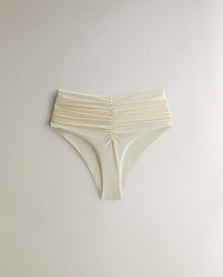 ZARA HOME ПЛАВКИ-БИКИНИ С ОБОРКАМИ, ЭКРЮ