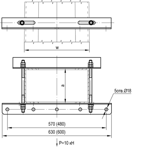 Кронштейн анкеровки волоконно-оптического кабеля