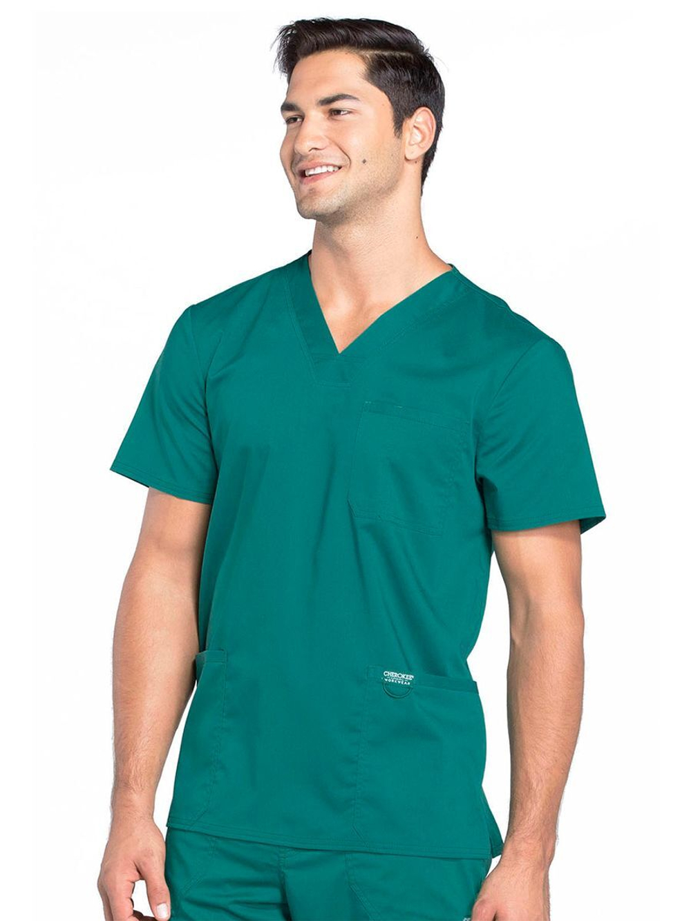 Топ медицинский мужской Cherokee WW Revolution WW690, зелёный, S