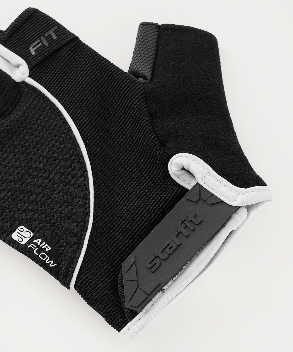 Перчатки для фитнеса WG-202, черный/белый