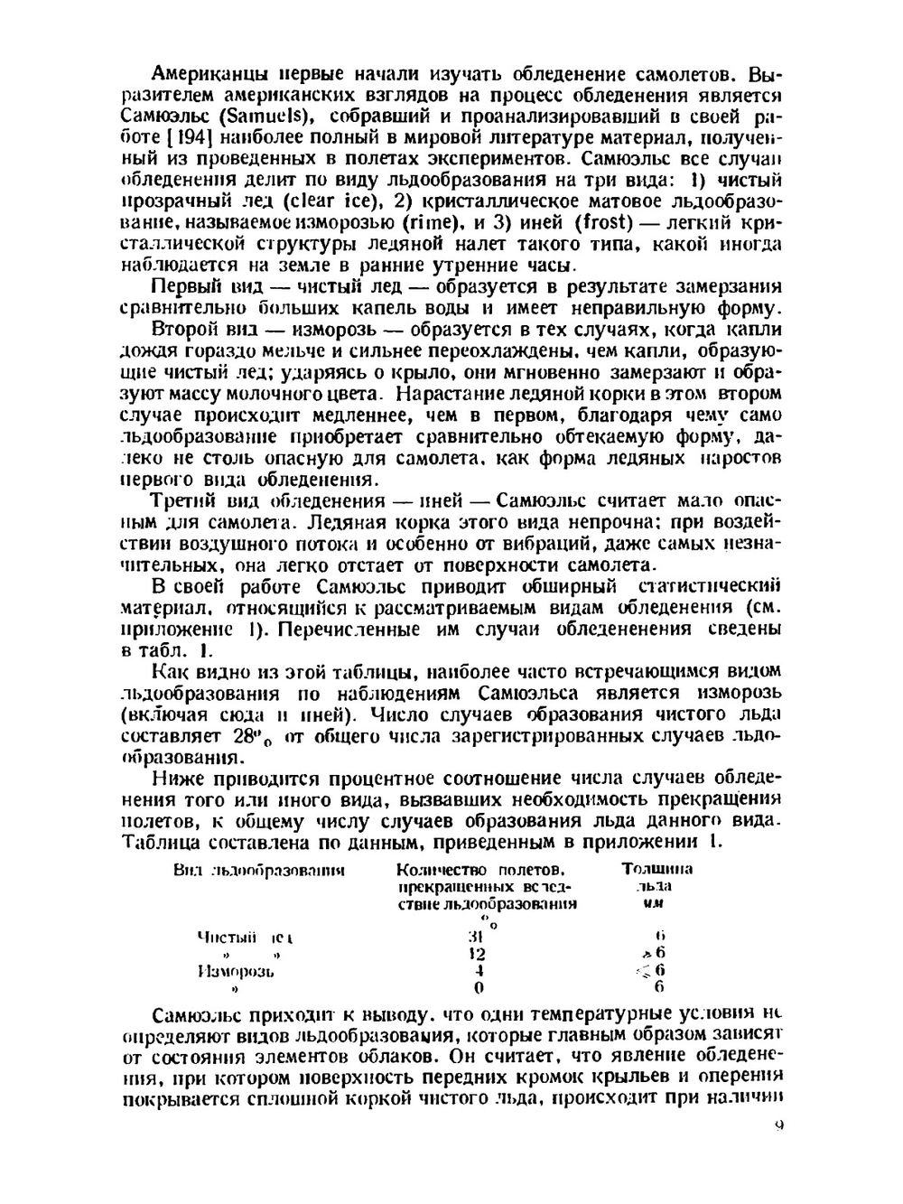 Борьба с обледенением самолетов | Н. Лебедев