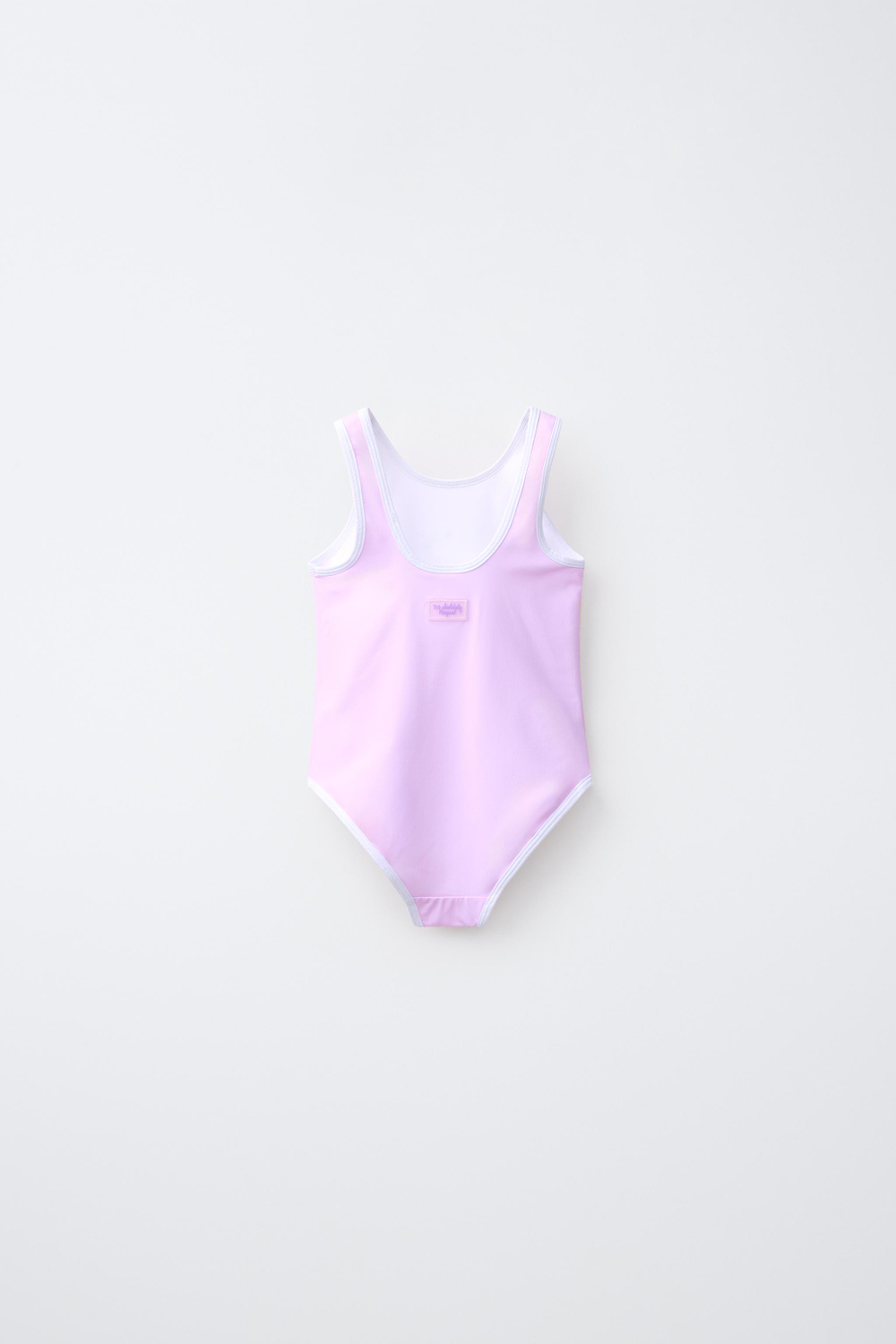 ZARA КУПАЛЬНИК С ПРИНТОМ «ЦИРК», РОЗОВЫЙ/ЛИЛОВЫЙ