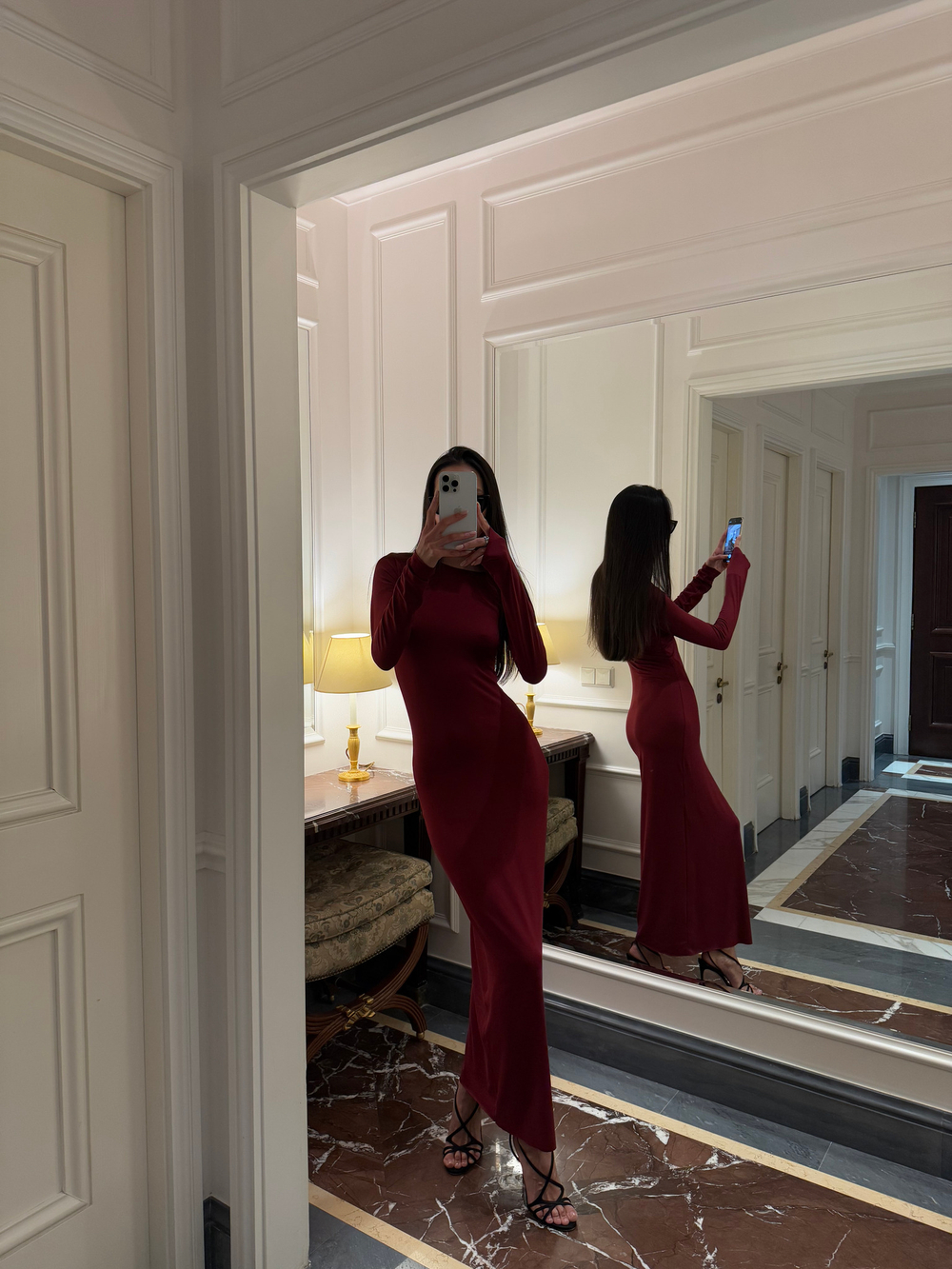 Платье GIA, сангрия