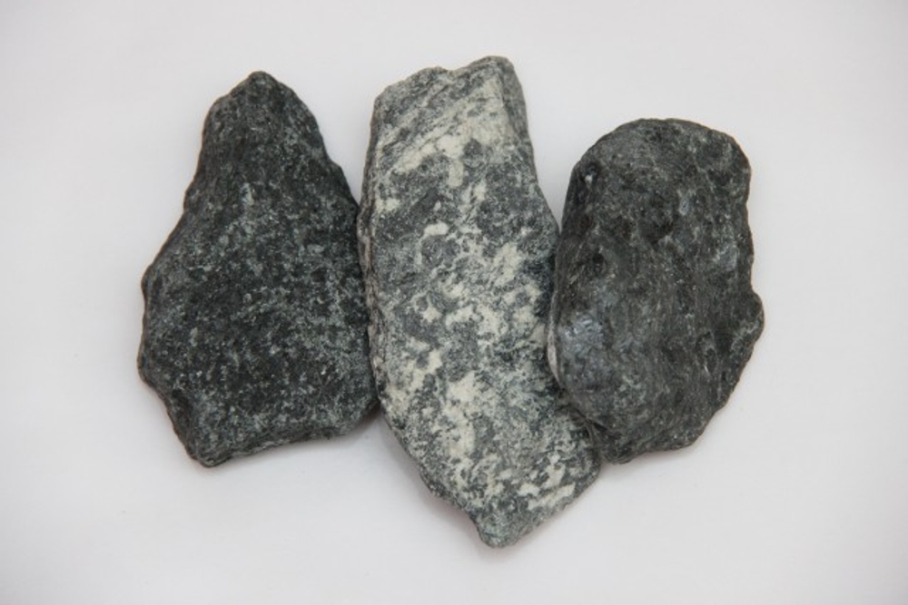 Камень для бани Габбро-диабаз (20кг) коробка,мытый