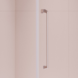 Душевой уголок стекло 6 мм, пятиугольный, форма трапеция, раздвижная дверь, RGW PA-86 (Прозрачное, 900x900)