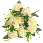 Искусственные цветы «Цветочная мелодия» Гортензии 40см 10 цветков персиковые