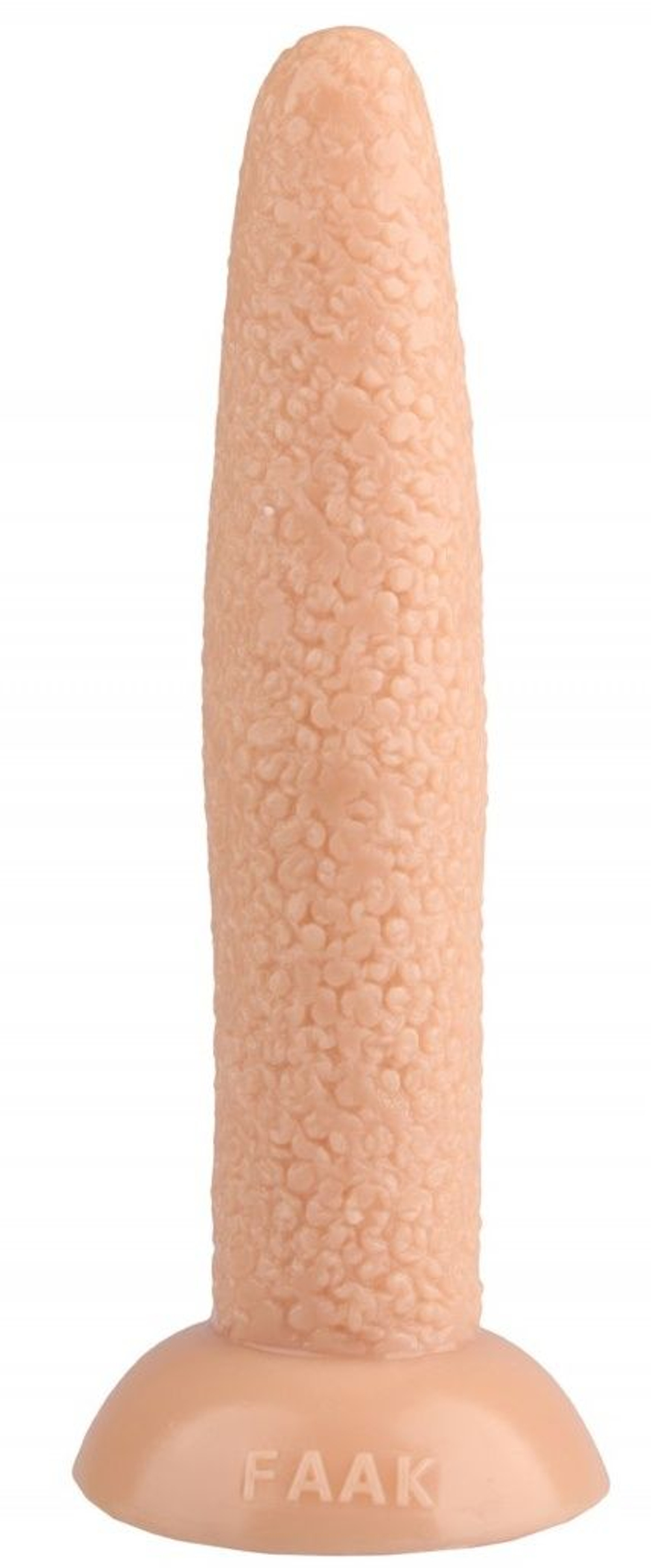 Телесный конический анальный фаллоимитатор - 23 см. (Цвет: телесный)