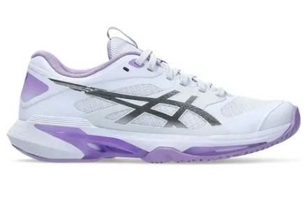 Женские теннисные кроссовки Asics Solution Speed FF 4 Night Energy - blue fade/gunmetal