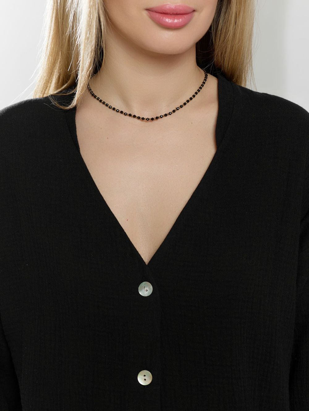 Блузка женская Асель-2 Виотекс ЧЁРНЫЙ