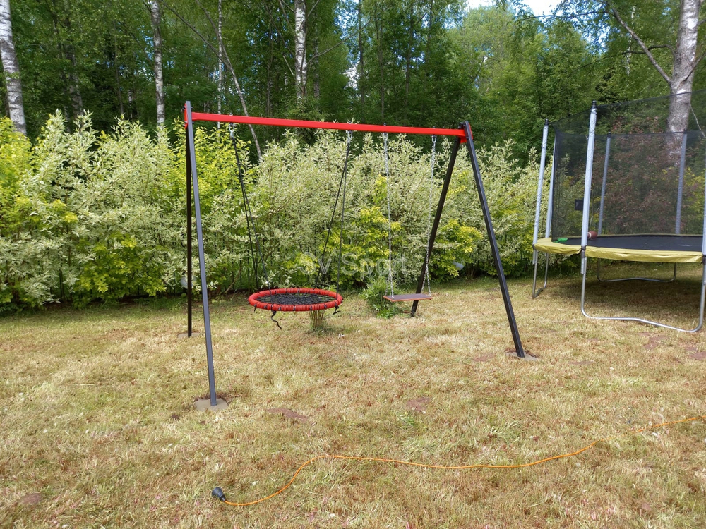 Монтаж уличных качелей Sv Sport