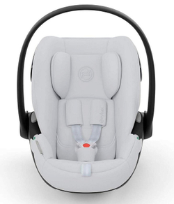 Коляска Cybex Priam IV Rosegold complete и автокресло Cloud G i-Size Fog Grey 3 в 1 Peach Pink