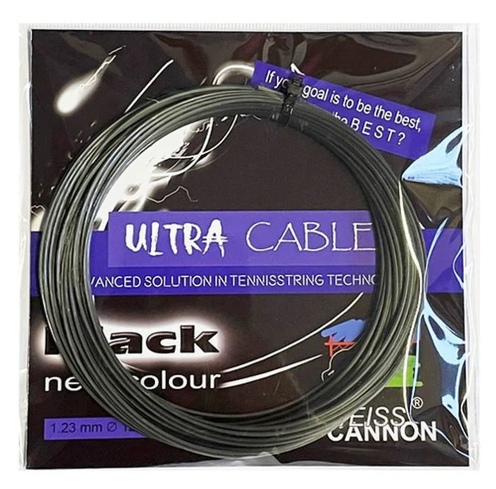 Теннисные струны Weiss Cannon Ultra Cable (12 m) - черный