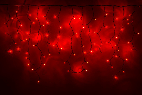 LED-RPL-200(50x4)-230V-R/BL-F  Flash без контр. черный провод