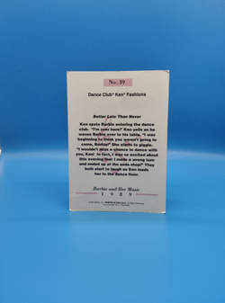 Аксессуар винтажная карточка Барби 90х 03954