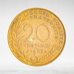 France, 20 Centimes 1962 - Marianne, VF