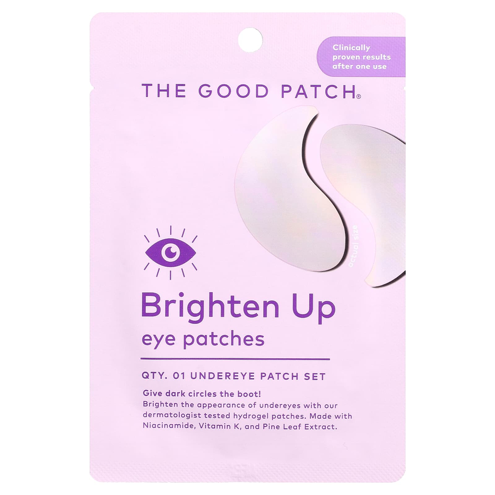 The Good Patch, патчи для глаз, сияние, 1 пара