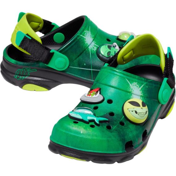 Crocs Classic Clog 'Black Green'