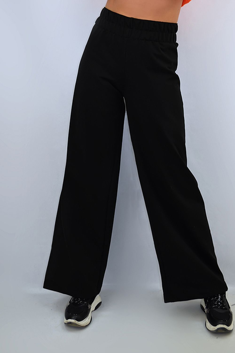 С-518 Брюки-палаццо женские из футера