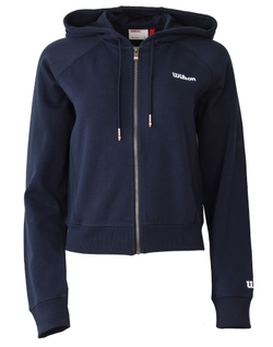 Женская Кофта теннисная Wilson Team Zip - classic navy