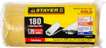 STAYER GOLD, 75 x 180 мм, бюгель 8 мм, ворс 18 мм, полиэстер, фасадный ролик, Professional (2-02009-18)