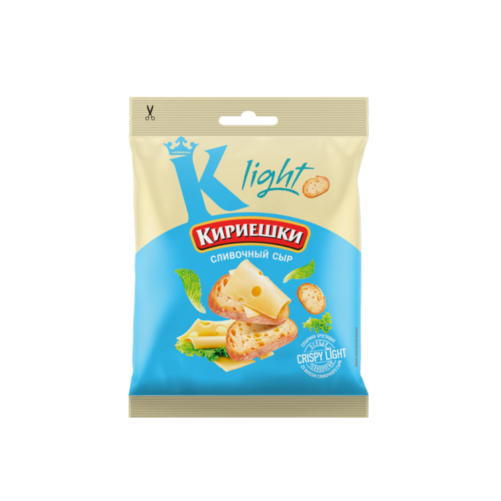 Кириешки Light вкус Сливочный сыр 33 гр