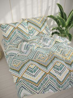 Простынь перкаль Сказка "Зигзаг" 150x215 см
