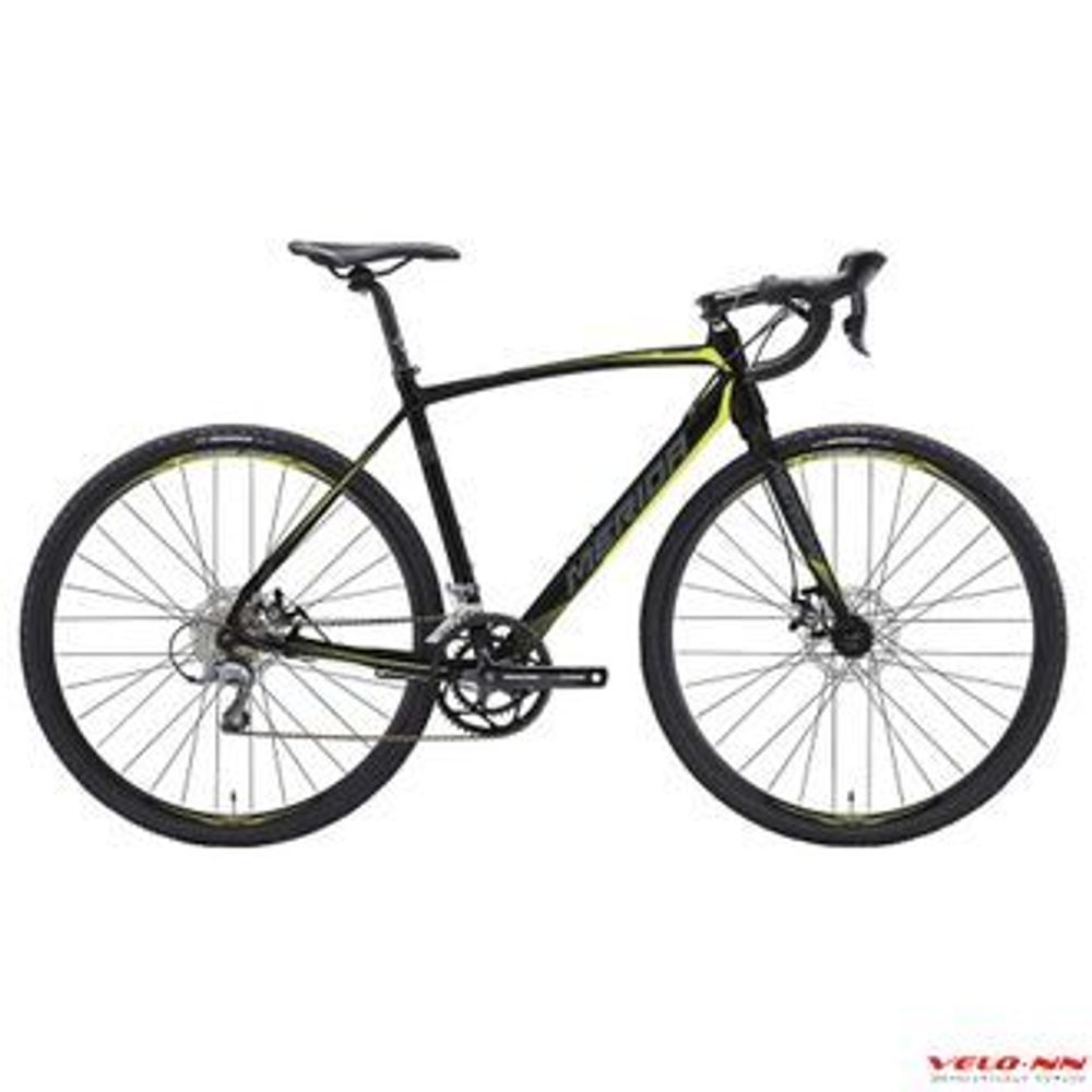 Велосипед Merida CycloCross 90 MattBlack/DarkSilver/Yellow 2019