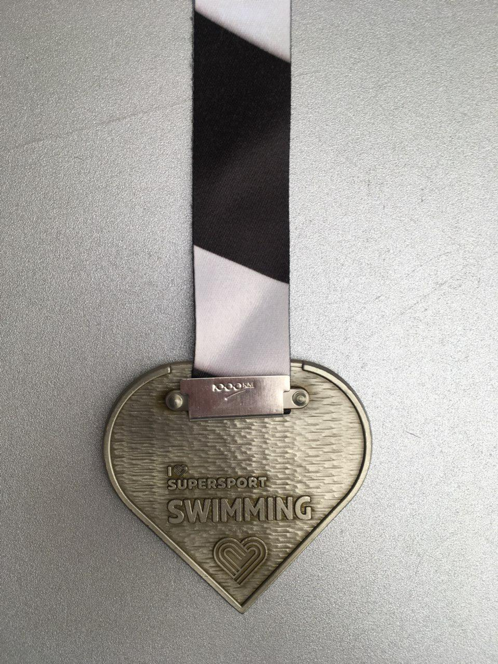 Медаль Swimming Black (плавание черная)